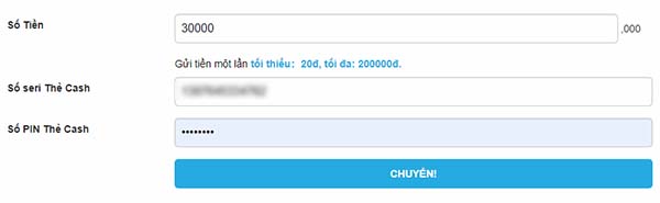 Cách nạp tiền Fun88 bằng thẻ cash Cách nạp tiền Fun88 bằng thẻ cash